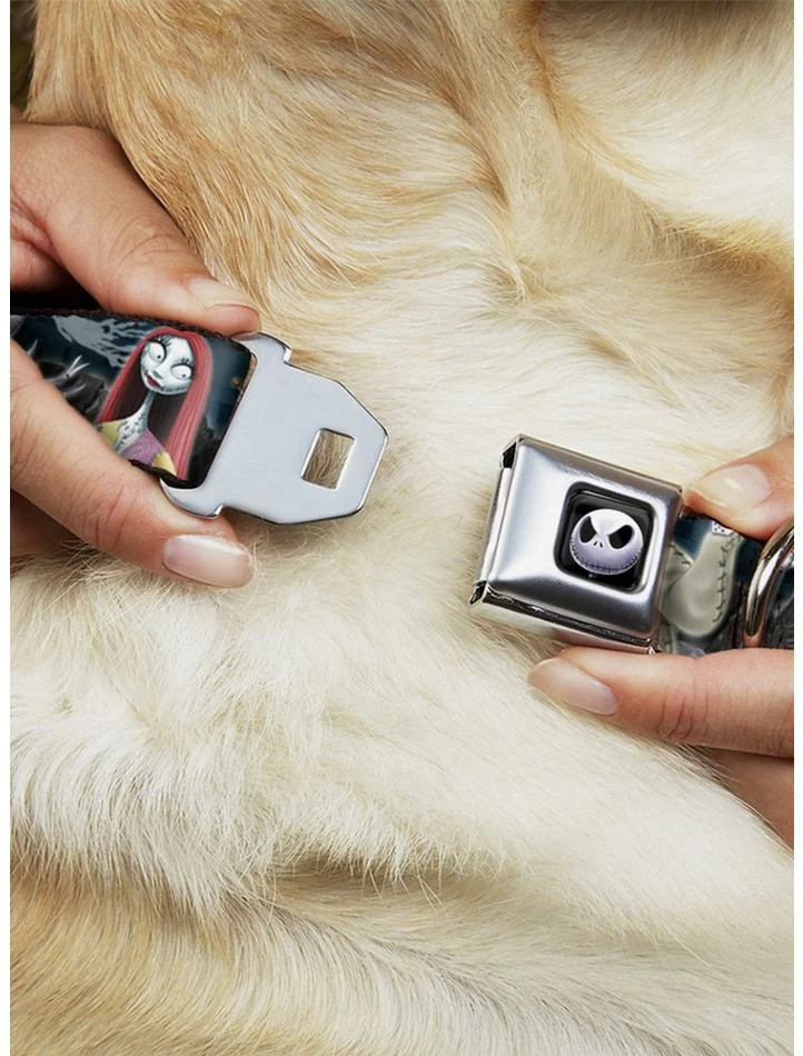 Coupon ๐คฉ Disney Nightmare Before ๐ Christmas Character Group Cemetery Seatbelt Buckle ๐ฆฎ Dog Collar ๐ - Image 2