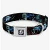 Best Pirce 🛒 Disney Nightmare Before 🎁 Christmas Jack Oogie Boogie Santa Seatbelt Buckle 🐶 Dog Collar 😉
