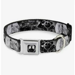 New 🧨 Disney Nightmare Before ❄ Christmas Oogie Boogie Scenes Seatbelt Buckle 🐶 Dog Collar 🌟
