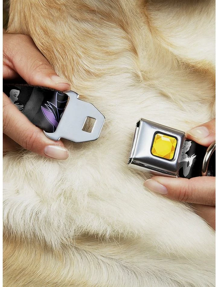 Coupon 🔔 Disney Villains Hexing Scenes Seatbelt Buckle 🐕 Dog Collar ⭐ - Image 2