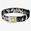 Coupon 🔔 Disney Villains Hexing Scenes Seatbelt Buckle 🐕 Dog Collar ⭐