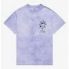 Promo 🔥 The Nightmare Before 🎅 Christmas Jack Skellington Web Purple Tie-Dye T-Shirt 💯