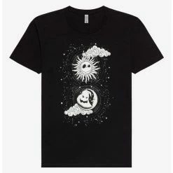 Cheapest 🎉 The Nightmare Before 🎁 Christmas Celestial Boyfriend Fit 👧 Girls T-Shirt 😀