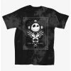 Top 10 🎉 The Nightmare Before 🎄 Christmas King Jack Tie-Dye Boyfriend Fit 👧 Girls T-Shirt ⌛