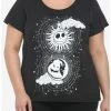 Top 10 🎉 The Nightmare Before 🔔 Christmas Jack & Oogie Boogie Celestial 👧 Girls T-Shirt Plus Size 🎁