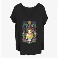 Buy 💯 Disney Beauty and the Beast Belle Veau 👧 Girls T-Shirt Plus Size 🌟
