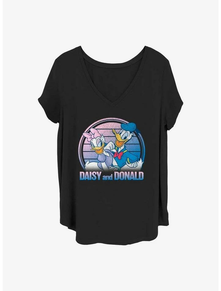 Deals ✔️ Disney Donald Duck Daisy and Donald 👧 Girls T-Shirt Plus Size 🎁
