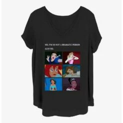 Coupon 🧨 Disney Princesses Drama Meme 👧 Girls T-Shirt Plus Size 👏