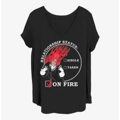 Flash Sale ⌛ Disney Hercules Relationship On Fire 👧 Girls T-Shirt Plus Size 🔥