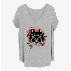 Promo 😀 Disney Hocus Pocus Binx Cat 👧 Girls T-Shirt Plus Size ❤️