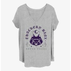 Budget ✔️ Disney Hocus Pocus Binx Tombstone 👧 Girls T-Shirt Plus Size 🌟