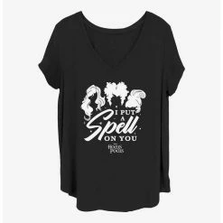 Buy ❤️ Disney Hocus Pocus I Put A Spell On You 👧 Girls T-Shirt Plus Size 👍
