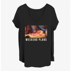 New 🛒 Disney The Little Mermaid Ariel Weekend Plans 👧 Girls T-Shirt Plus Size 🔔