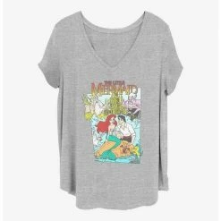 Best deal 🥰 Disney The Little Mermaid Cover 👧 Girls T-Shirt Plus Size 👍
