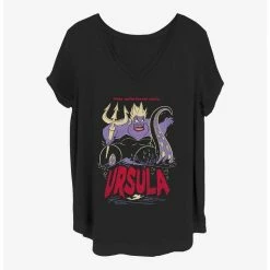 Discount 🤩 Disney The Little Mermaid Ursula The Sea Witch 👧 Girls T-Shirt Plus Size 😉