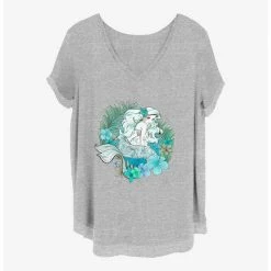 Budget 😀 Disney The Little Mermaid Ariel Under The Sea 👧 Girls T-Shirt Plus Size 🌟