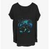 Best Pirce 🔔 Disney The Little Mermaid Ursula Under The Sea 👧 Girls T-Shirt Plus Size 💯