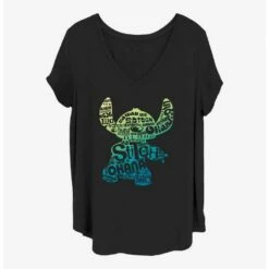 Coupon 🔥 Disney Lilo & Stitch Fill 👧 Girls T-Shirt Plus Size 🔥