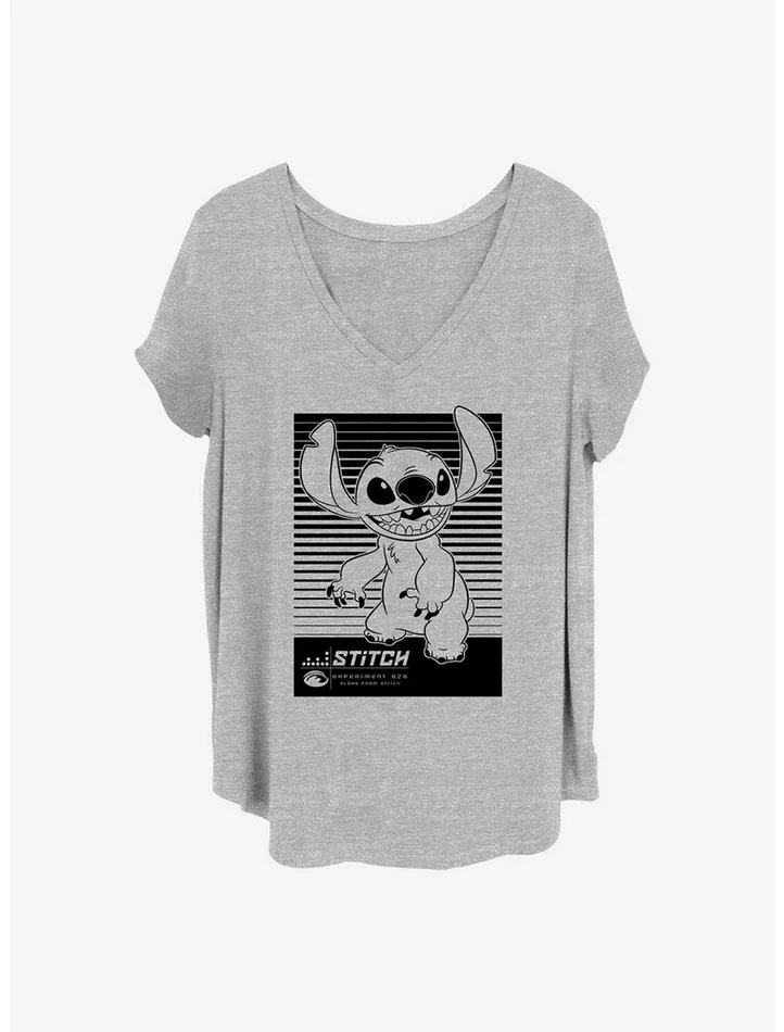 Cheap 🎁 Disney Lilo & Stitch Liner 👧 Girls T-Shirt Plus Size 🔥