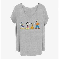 Buy 🥰 Disney Mickey Mouse 4 Friends 👧 Girls T-Shirt Plus Size 🎉