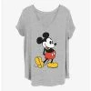 Best Sale 🔔 Disney Mickey Mouse Classic Mickey 👧 Girls T-Shirt Plus Size 🧨
