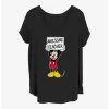 Best reviews of 🔥 Disney Mickey Mouse Mickey Awesome Teacher 👧 Girls T-Shirt Plus Size 👏
