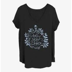 Best reviews of ✔️ Disney The Nightmare Before 🎄 Christmas Deadly Nightshade 👧 Girls T-Shirt Plus Size 🔔