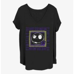 Brand new ✔️ Disney The Nightmare Before 🎄 Christmas Jack Skellington 👧 Girls T-Shirt Plus Size 😀