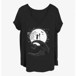 Discount 🌟 Disney The Nightmare Before 🔔 Christmas Meant To Be 👧 Girls T-Shirt Plus Size 💯