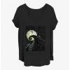 Outlet ✔️ Disney The Nightmare Before ❄ Christmas Spiral Hill 👧 Girls T-Shirt Plus Size 🎉