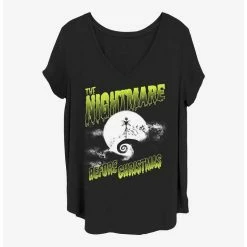 Wholesale 👏 Disney The Nightmare Before ❄ Christmas Spooky Nightmare 👧 Girls T-Shirt Plus Size 🧨