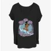 Brand new ✔️ Disney The Princess and the Frog Tiana Love 👧 Girls T-Shirt Plus Size 🔥