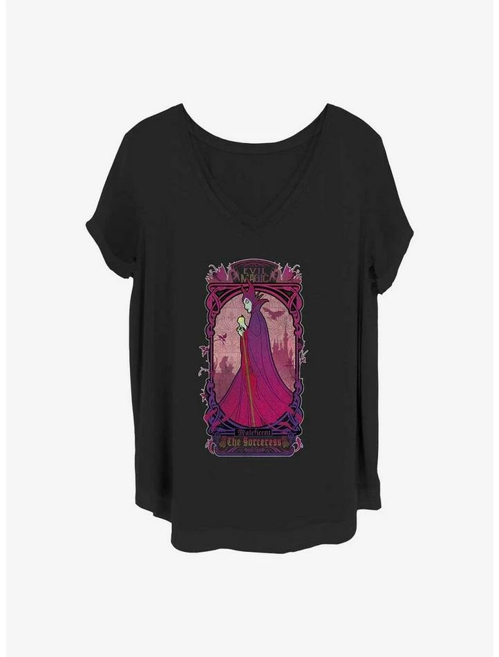 Promo ๐ Disney Sleeping Beauty The Sorceress Maleficent ๐ง Girls T-Shirt Plus Size โ