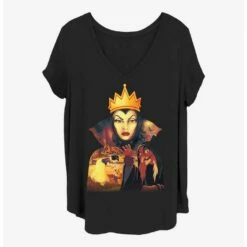 Brand new ❤️ Disney Snow White and the Seven Dwarfs Evil Queen 👧 Girls T-Shirt Plus Size 🧨