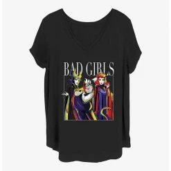 Cheap ✨ Disney Villains Bad 👧 Girls Pose 👧 Girls T-Shirt Plus Size 🛒