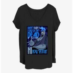 Best deal 🧨 Disney Villains Hades Lord of the Dead 👧 Girls T-Shirt Plus Size 👍