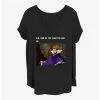 Best Pirce 💯 Disney Villains Evil Queen Meme 👧 Girls T-Shirt Plus Size 👏