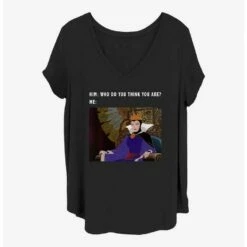 Best Pirce 💯 Disney Villains Evil Queen Meme 👧 Girls T-Shirt Plus Size 👏