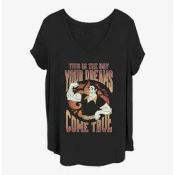 Best deal 👍 Disney Villains Gaston Dreams 👧 Girls T-Shirt Plus Size ⭐