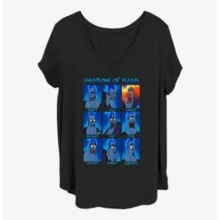 Brand new 🧨 Disney Villains Hades Emotions 👧 Girls T-Shirt Plus Size 🤩