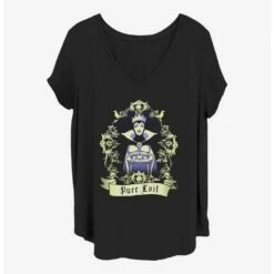 Brand new 🎉 Disney Villains Pure Evil Queen 👧 Girls T-Shirt Plus Size 🥰