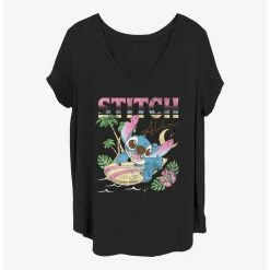Cheap 🥰 Disney Lilo & Stitch Aloha Stitch 👧 Girls T-Shirt Plus Size 🔥