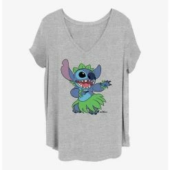 New 🌟 Disney Lilo & Stitch Big Hula 👧 Girls T-Shirt Plus Size 🔔