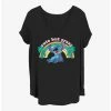 Buy 💯 Disney Lilo & Stitch Cute But Crazy 👧 Girls T-Shirt Plus Size 😀
