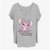 Best Sale ✨ Disney Lilo & Stitch Fluffy Angel 👧 Girls T-Shirt Plus Size 🎁