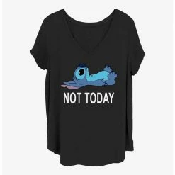 Discount ✨ Disney Lilo & Stitch Not Today 👧 Girls T-Shirt Plus Size 🥰