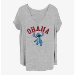 Top 10 ✔️ Disney Lilo & Stitch Ohana Collegiate 👧 Girls T-Shirt Plus Size 👏