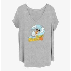 Coupon 🌟 Disney Lilo & Stitch Little Sister Lilo 👧 Girls T-Shirt Plus Size ❤️