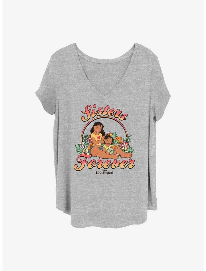 Cheapest ๐งจ Disney Lilo & Stitch Sisters Forever ๐ง Girls T-Shirt Plus Size ๐