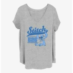 Hot Sale 🛒 Disney Lilo & Stitch Collegiate 👧 Girls T-Shirt Plus Size 🌟